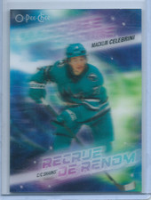 2024-25 O-Pee-Chee Macklin Celebrini 3-D Marquee Rookie Lenticular SSP CASE HIT picture