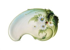 Franz Porcelain Ladybug Platter Plate Tray FZ00402 picture