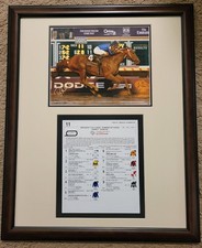 Curlin 2007 Breeders' Cup Commemorative Signed Robby Albarado picture
