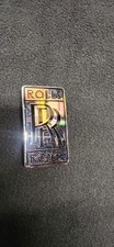 Rolls Royce Vintage Car Front Radiator Grille Trunk Boot Emblem Badge Black picture