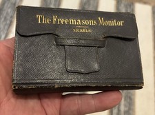 Freemason's Monitor 1864 Daniel  Sickels FIRST EDITION Leather Cover Civil War picture