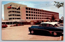 HOTEL PAZ Ciudad Trujillo Dominican Republic 1956 Vintage Car Postcard picture