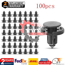 100 x Bumper Splash Shield Push Clips Retainer Rivet for Toyota 90467-08185 picture