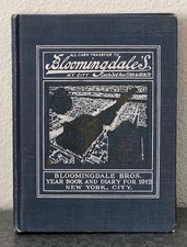 Antique 1912 Bloomingdale Bros Year Book Diary Department Store Catalog NYC RARE picture