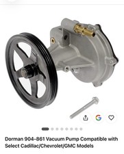Dorman 904-861 Vacuum Pump Compatible with Select Cadillac/Chevrolet/GMC...  picture