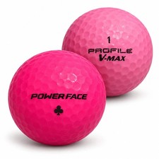 Assorted Pink Mix Used Golf Balls, Mint/Near Mint Quality Mix, 3 Dozen picture