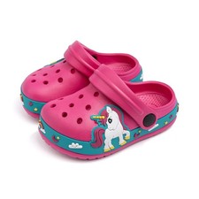 Kids Toddler Clogs Cute Cartoon Slip On Sandals Beach Water Shoes Garden Mules picture