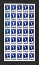 1932 USA Los Angeles Olympic Games Poster Stamps - Mini Sheet of (35) - Imperf picture