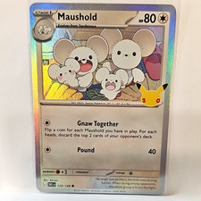 Maushold 125/128 30C Holo Stamped Eng HP80 Stage 1 Illus Kariya 2026 picture