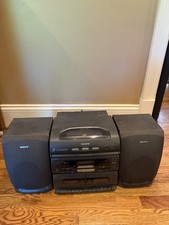 Sony CFD-646 Boombox 3 CD Changer Tape Player Recorder Radio READ DESCRIPTION picture