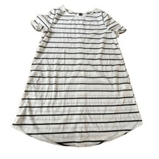 SHEIN Black and White Striped Dress - Size XL picture