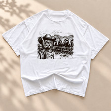 Hot Cowboy Cat Cotton Unisex All Size NA3 picture