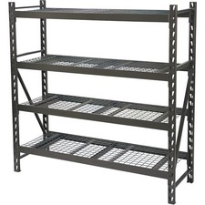 Ironton 4-Tier Storage Shelving, 77in.W x 72in.H x 24in.D picture