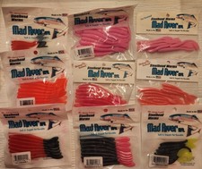 (17) Pkgs NEW  Mad River, BnR, Aerobic, & Mister Twister Steelhead Worms picture