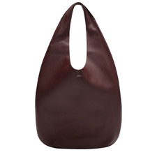 A.P.C. Le Neige Wine Cowhide Leather Shoulder Bag New & Authentic picture
