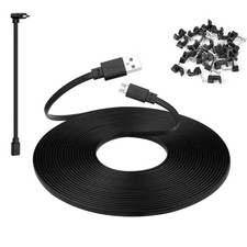 25 ft Micro USB Extension Cable Compatible with Wyze Cam v4, Wyze Cam Pan picture