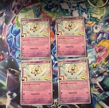 4x Lillie’s Ribombee Prize Pack Stamped JTG 067/159 Pokemon NON HOLO picture