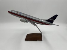 Vintage Pacmin USAIR Boeing 737 Model Airplane Wall Mount Pilot Estate 12.5” EUC picture