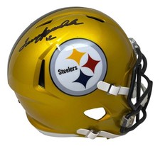 Terry Bradshaw Signed Steelers Full Size Flash Speed Replica Helmet BAS picture