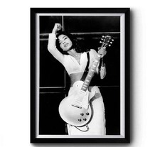 Sade Adu Playing Guitar Vintage Poster High quality Poster, Gift Poster 16x24 picture