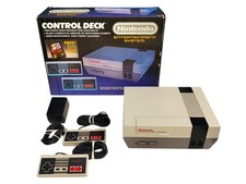 Vintage 1986 Nintendo Control Deck Super Mario Brothers Version Console With Box picture