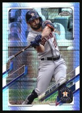 2021 Topps Chrome MLB Baseball #169 Jose Altuve Prism Refractor picture