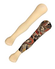 Tattooing Practice Arm Soft Silicone High Simulation Tattoo Fake Skin 1:1 63cm picture