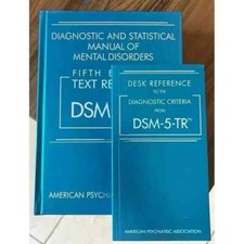 New DSM 5 TR Hardcover & Desk Reference Paperback Combo Pack USA Stock picture