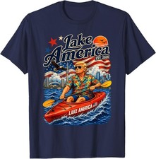 Lake America Est 2026 Vintage Lake America Trump Unisex T-Shirt picture