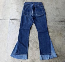 VTG 1960s Levi’s 501xx Big E selvedge denim jeans  RARE DARK BLUE Red Tab 28x32 picture