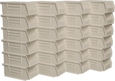 Akro-Mils 30220 AkroBins Plastic 7-Inch x 4-Inch x 3-Inch, 24-Pack, Stone picture