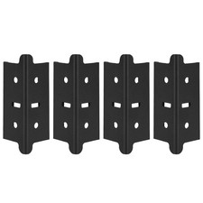 4 Pcs 1.25 In Post Coupling Compatible With Muscle Rack, Coupler, black  picture