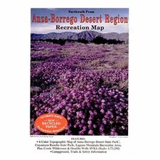 Anza-Borrego Desert Region, CA - Map, by Earthwalk Press; Helen H. - Very Good picture