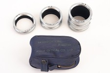 Asahi Asahiflex Extension Tube Close Up Macro Set 37mm in Case Vintage V24 picture