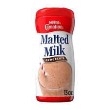 Nestle Carnation Chocolate Malted Milk Instant Stir I 13 oz Canister, picture