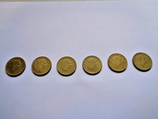 Joblot Vintage Italian 200 Lire Coins x6 c1978 c1979 c1981 Used picture