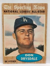 1962 Topps Baseball Card #398 Don Drysdale (P4) picture