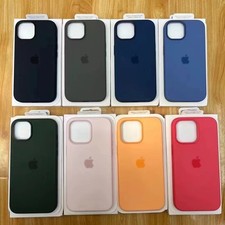 Silicone Magnetic Phone Case For iPhone 15 Pro 15 Plus 15 Pro Max MagSafe Cover picture