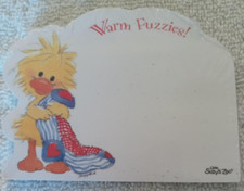 SUZY'S ZOO WITZY DUCK WARM FUZZIES STICKY NOTE PAD #24022 picture