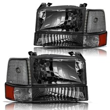 Headlights for 92-96 Ford F150 Bronco, 92-97 F250 F350 Super Duty picture