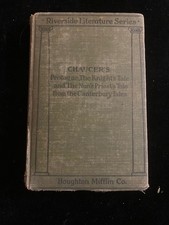 Chaucer's Prologue to the Canterbury Tales 1899 Riverside Literature Series picture