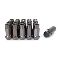 Lug Nuts M12x1.5 Open End Wheel Nuts,Taper Acorn Seat, Forged Locknut Racing picture
