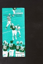 Vintage 1977 Side Lines Football Program Franklin & Marshall Gettysburg picture