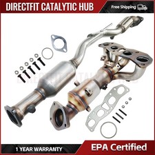 2x Catalytic Converter For 2013-2016 Nissan Altima 2.5L Front & Rear picture