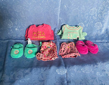 American Girl Sleepwear Clothing 6-Pc Lot (Tops Shorts Slippers) picture