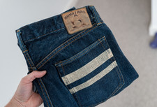 Momotaro 0405-70 Mild Slub 12oz High Tapered Selvedge Jeans W36 picture