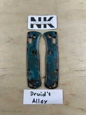 Nodak Custom “Druid’s Alloy” Shipwreck Copper Benchmade 533 Mini Bugout Scales picture