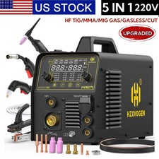 6in1 MIG/CUT/TIG/MMA/Spot Weld Welder 250A Aluminum Gas/Gasless MIG Welder 220V picture
