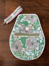 Lilly Pulitzer BLOSSOM VIEWS TENNIS RACKET COVER Zip & Shoulder Strap GWP NWT picture