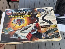 Rare TYCO 1985 Thunder Cats Race to the Eye Thundera Complete Slot Car Set WORKS picture